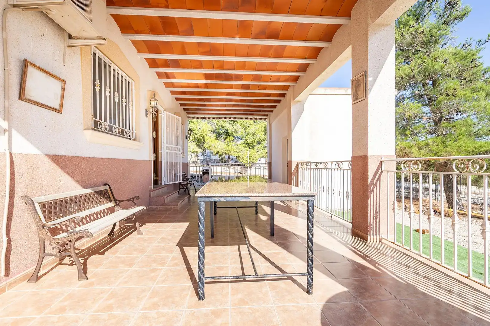 Terraza de Finca rústica en venta en Los Valientes