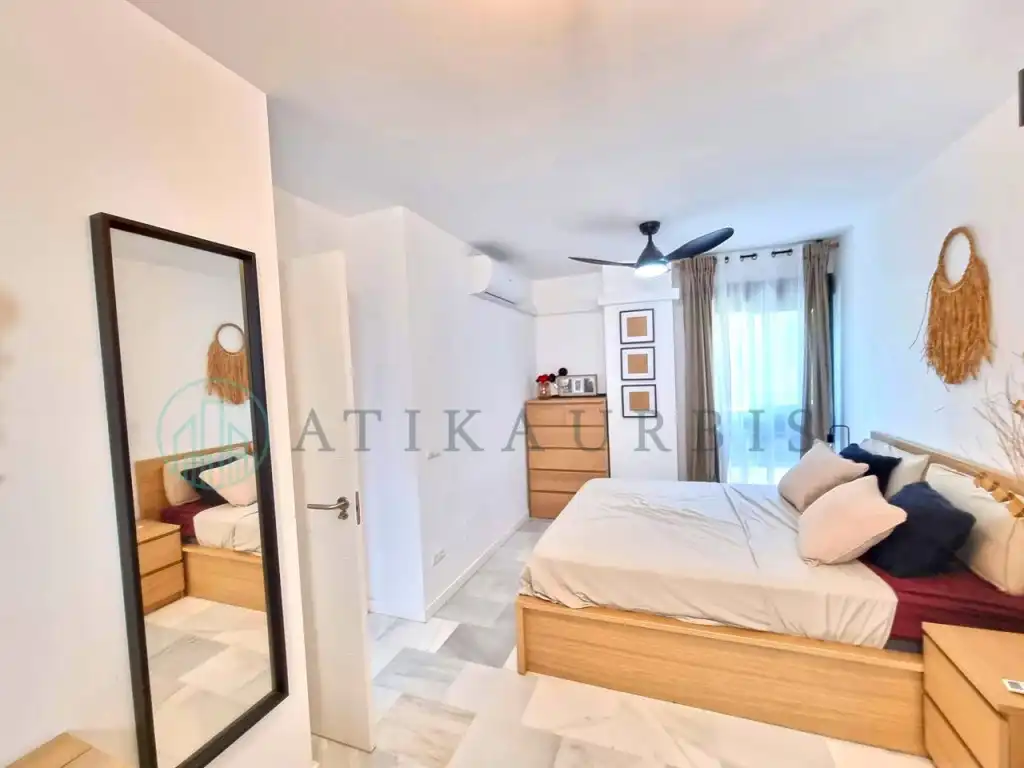 Schlafzimmer von Wohnung zur Miete in Torremolinos mit Klimaanlage, Möbliert und Ofen