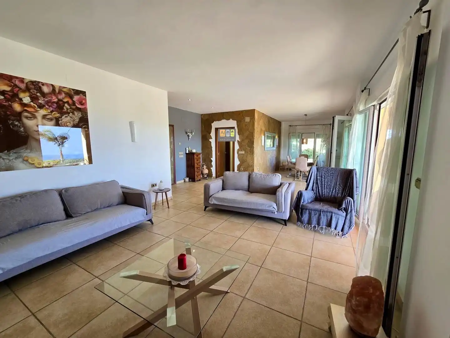 Living room of Houses for sale in Altea  with Private garden, Terrace and Swimming Pool
