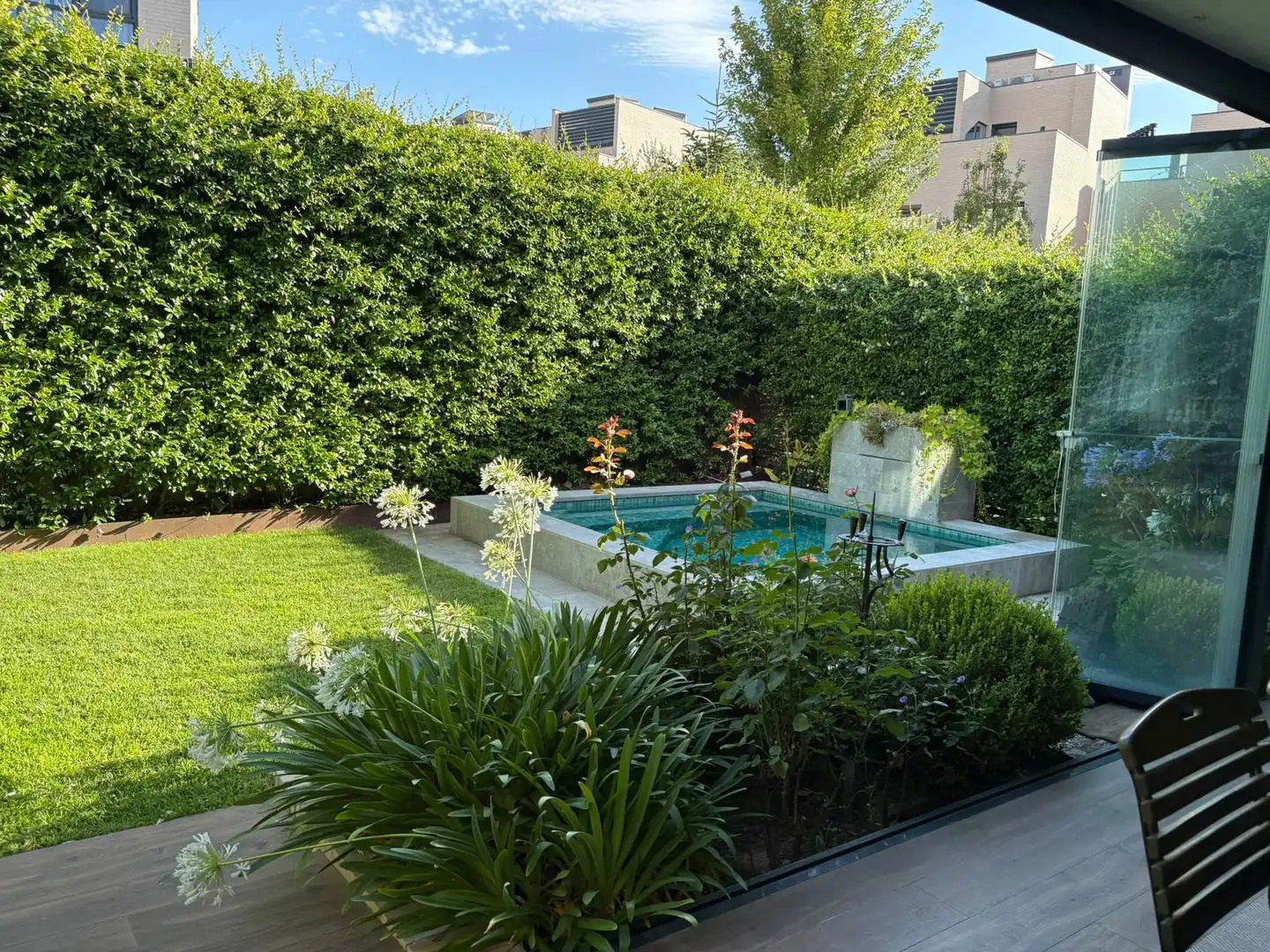 Jardín de Casa o chalet en venta en Madrid con Aire acondicionado, Calefacción y Trastero