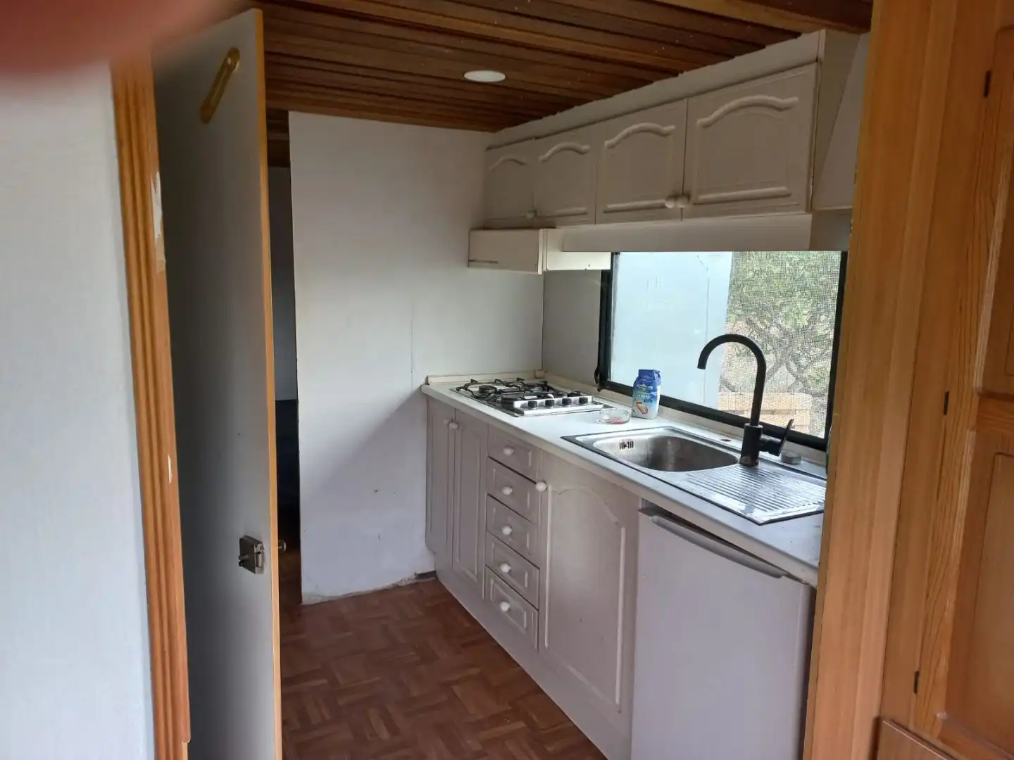 Kitchen of Flat for share in Sineu  with Terrace, Furnished and TV