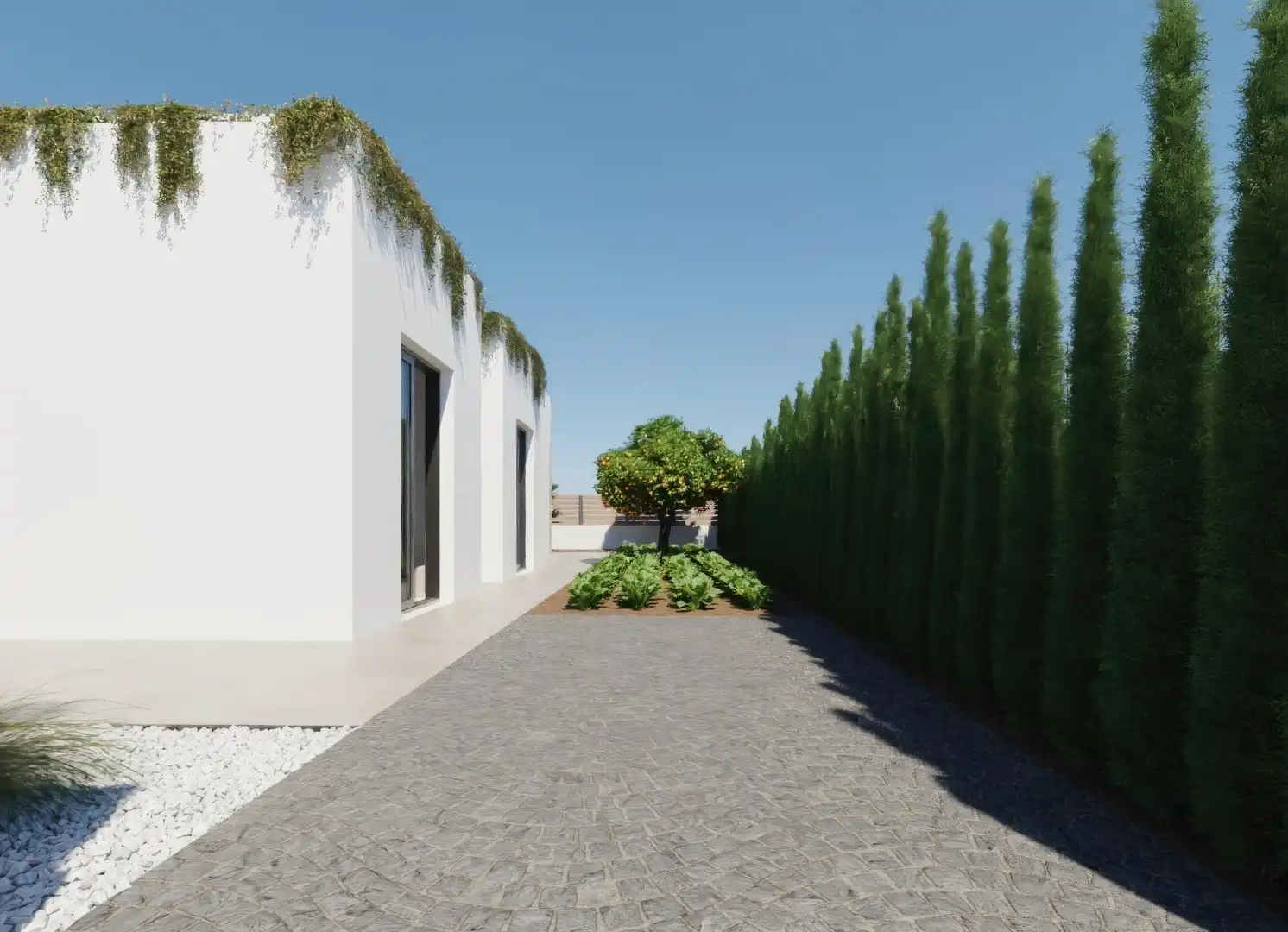 Jardí de Casa o xalet en venda en Fuente Álamo de Murcia amb Jardí privat, Terrassa i Piscina