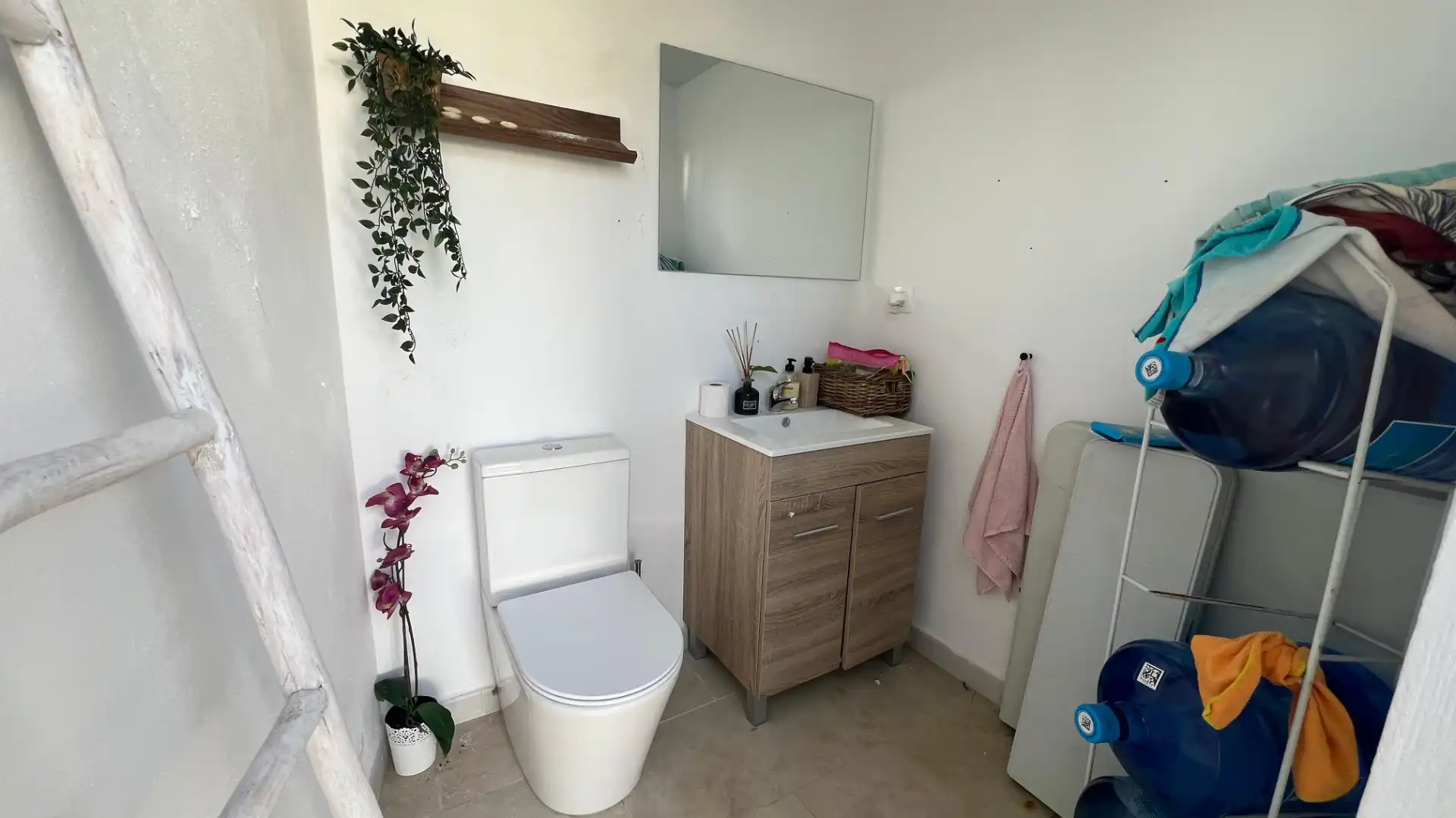 Baño de Casa adosada en venta en Alhaurín de la Torre con Aire acondicionado, Jardín privado y Terraza