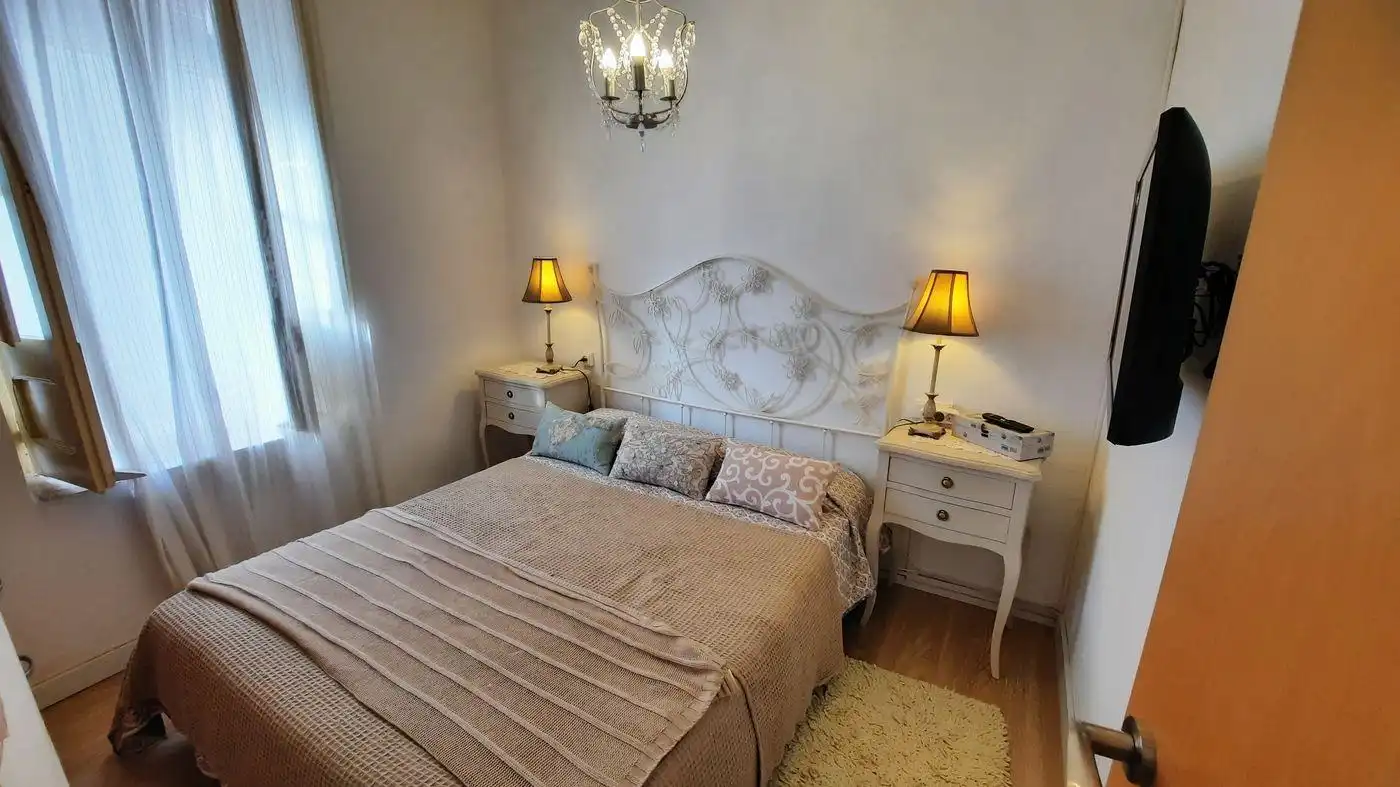 Bedroom of Apartments for sale in La Ràpita  with Air Conditioner, Parquet flooring and Furnished