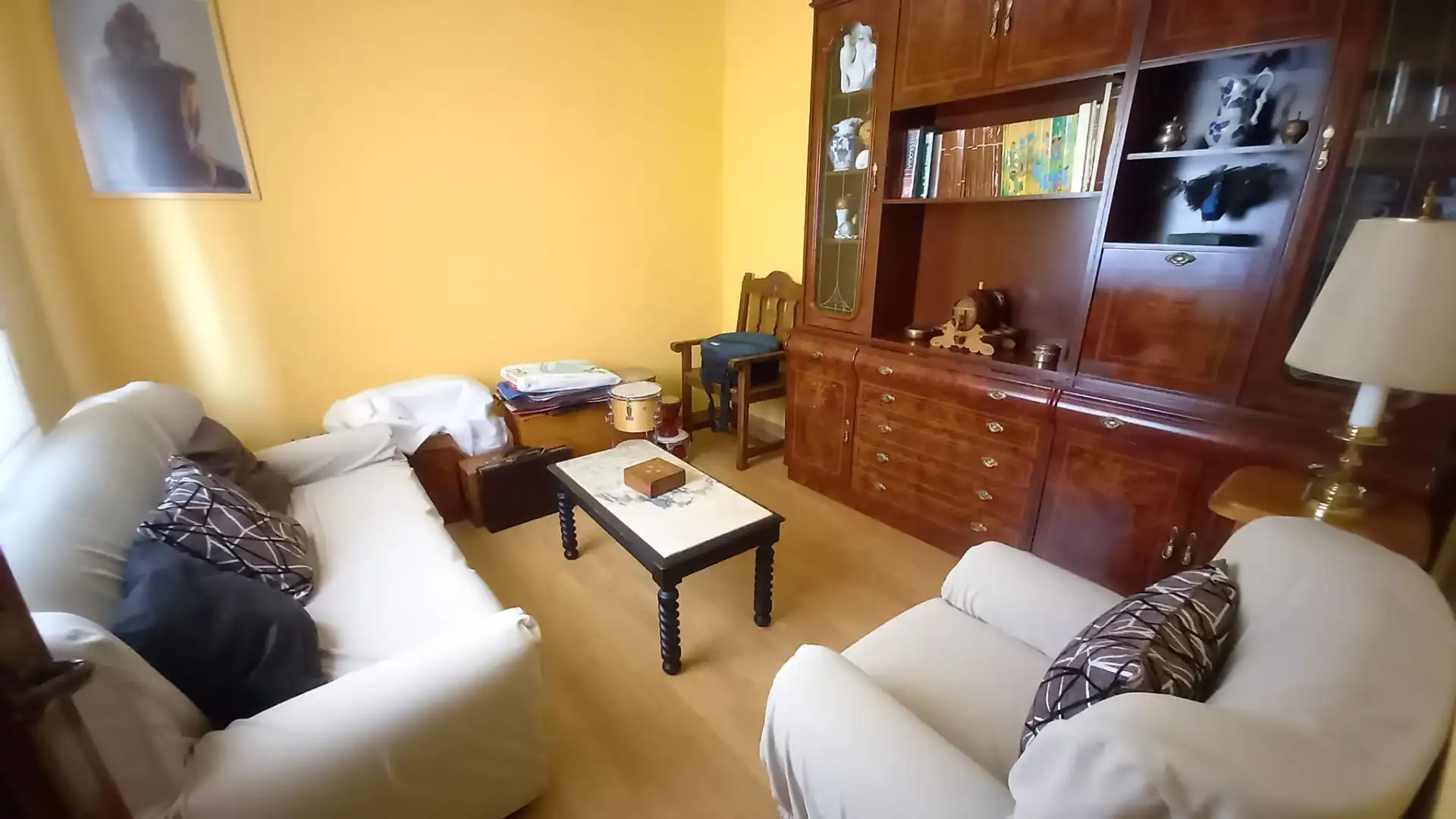 Sala de estar de Casa o chalet en venta en Langreo con Terraza y Amueblado