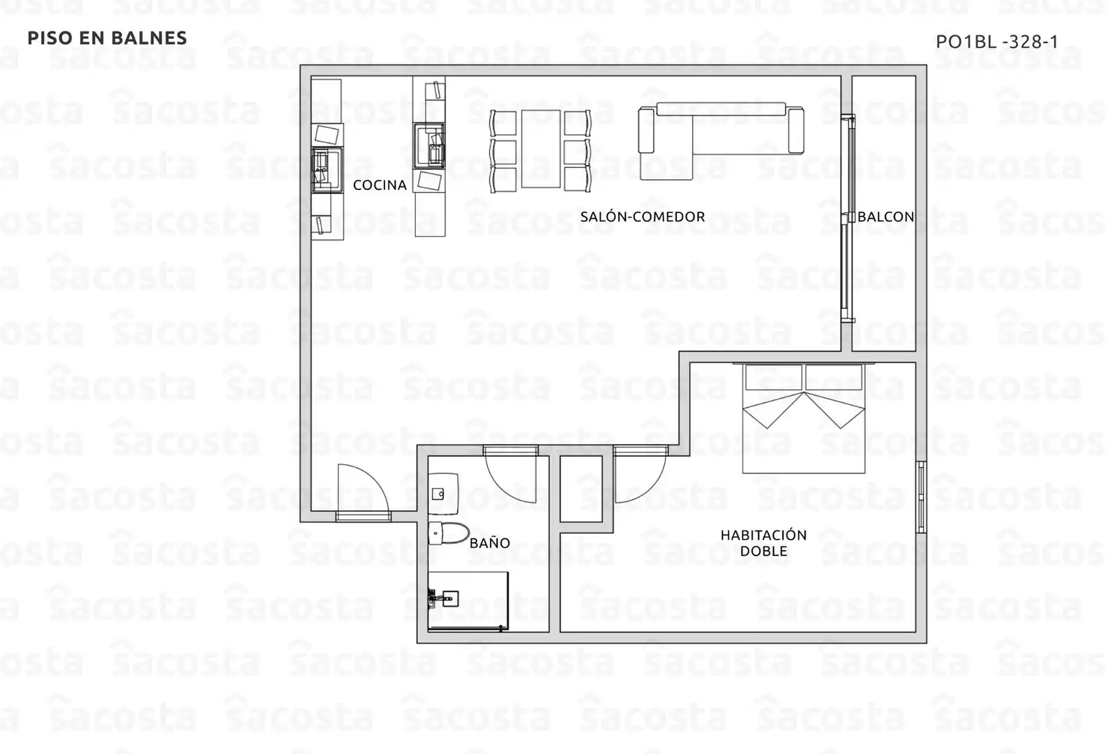 Piso en venta en Blanes con Calefacción, Terraza y Balcón