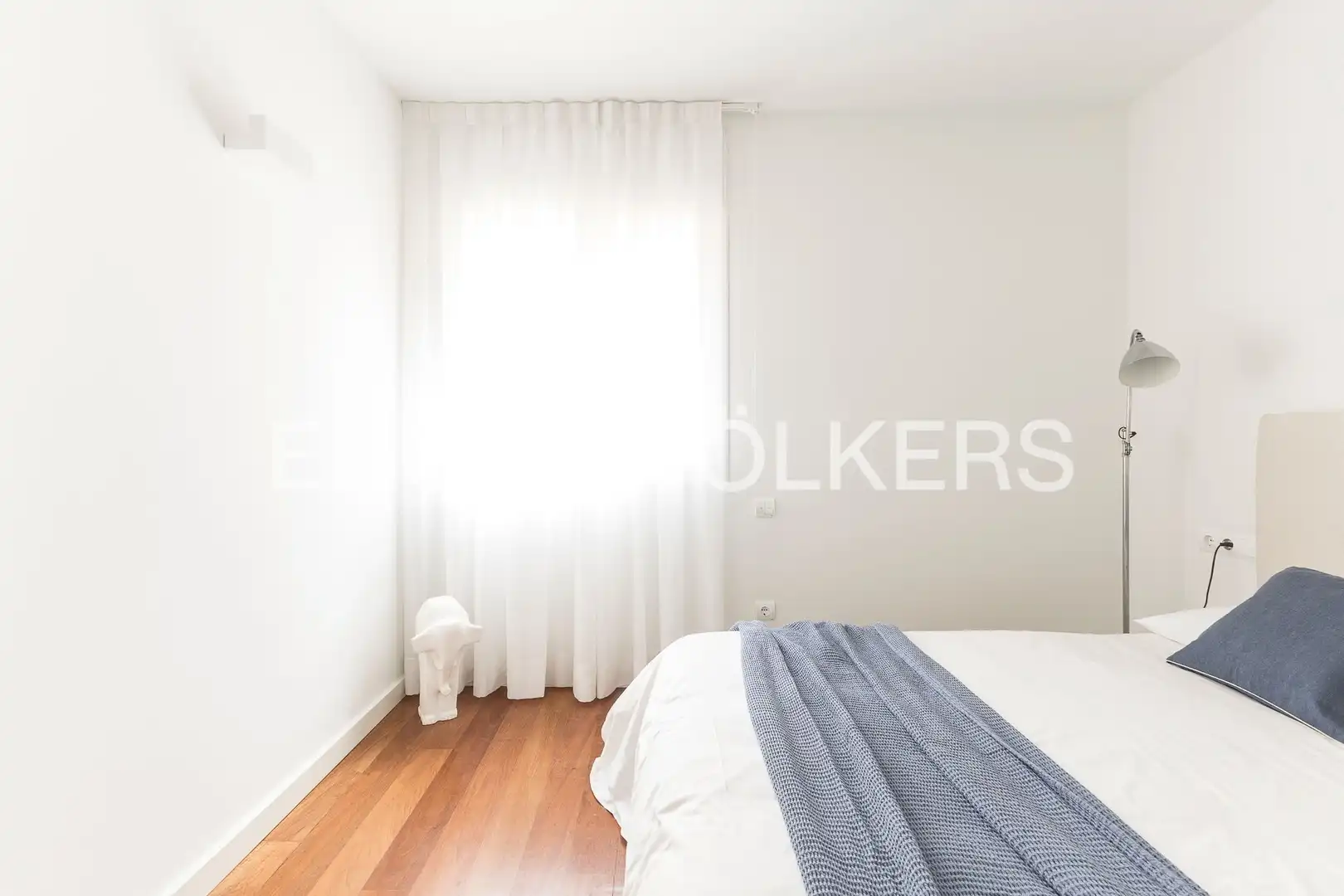 Schlafzimmer von Wohnung zur Miete in Barcelona mit Klimaanlage, Heizung und Parkett