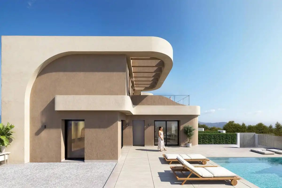 Vista exterior de Casa adosada en venda en Daya Nueva amb Piscina