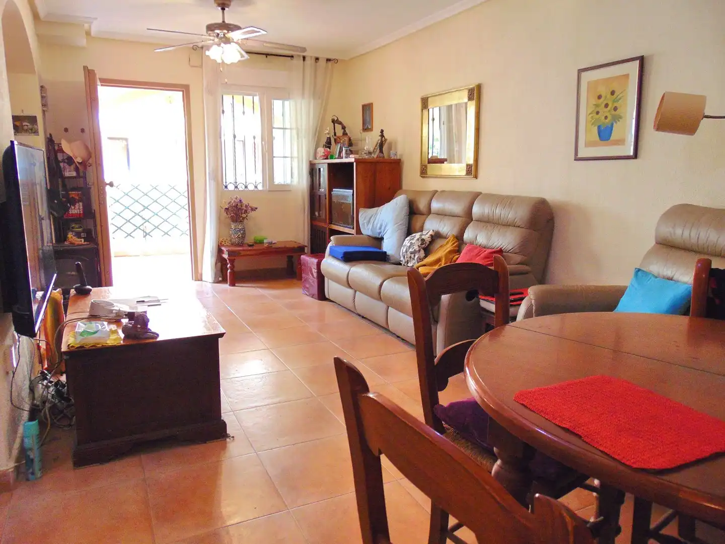Sala de estar de Casa adosada en venta en El Mojón