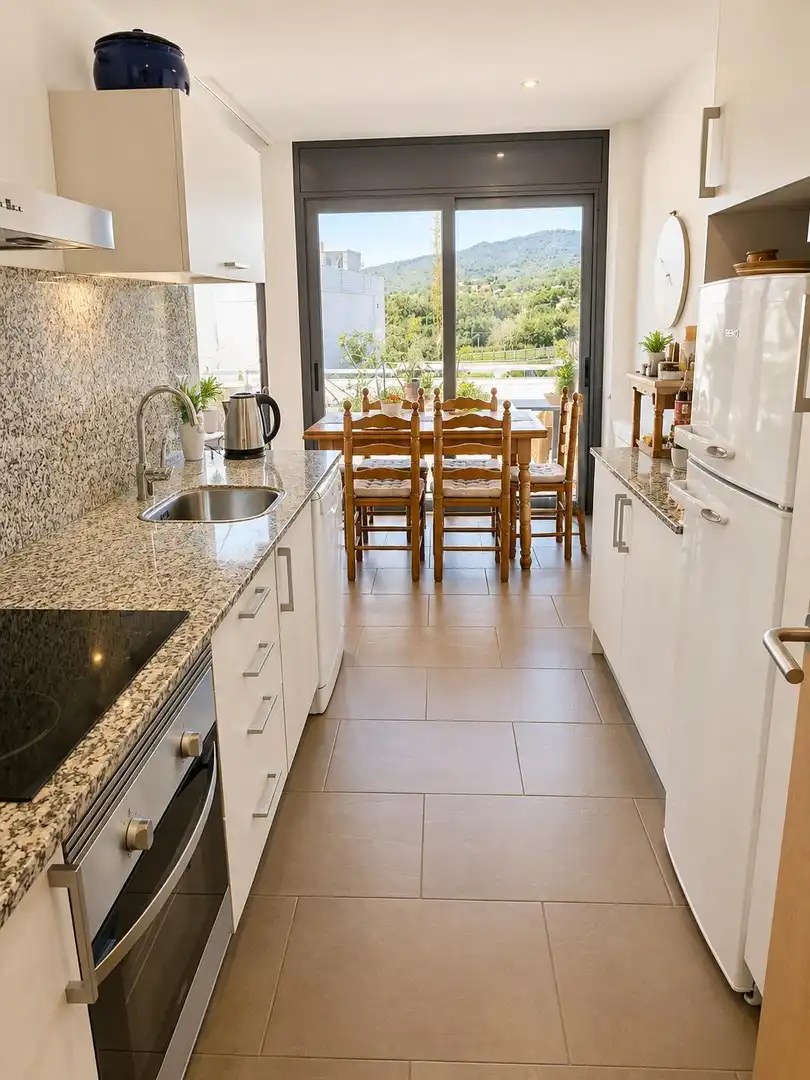 Cocina de Ático en venta en Calonge i Sant Antoni con Calefacción, Jardín privado y Terraza