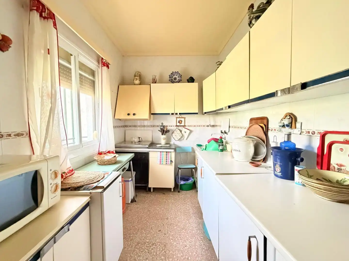 Cocina de Casa o chalet en venta en Valverde de Mérida con Jardín privado, Terraza y Trastero