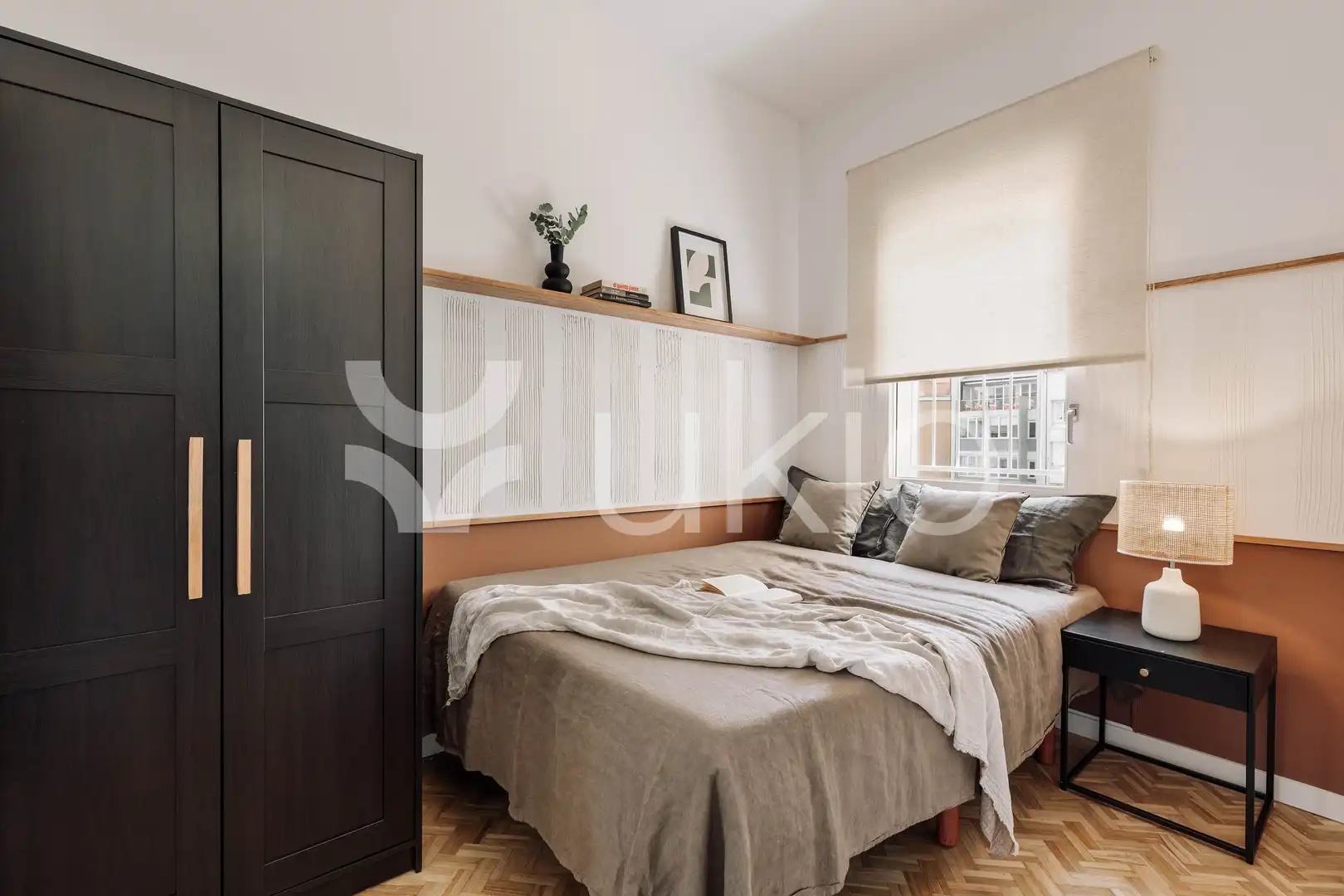 Habitación de Apartamento de alquiler en Barcelona con Aire acondicionado, Calefacción y Terraza