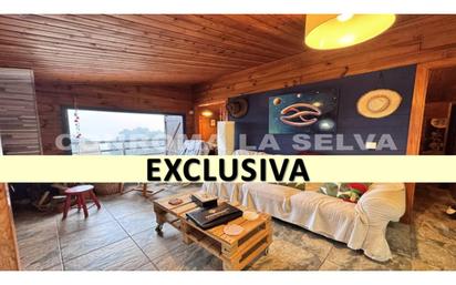 Sala d'estar de Casa o xalet en venda en Tordera amb Jardí privat, Terrassa i Moblat