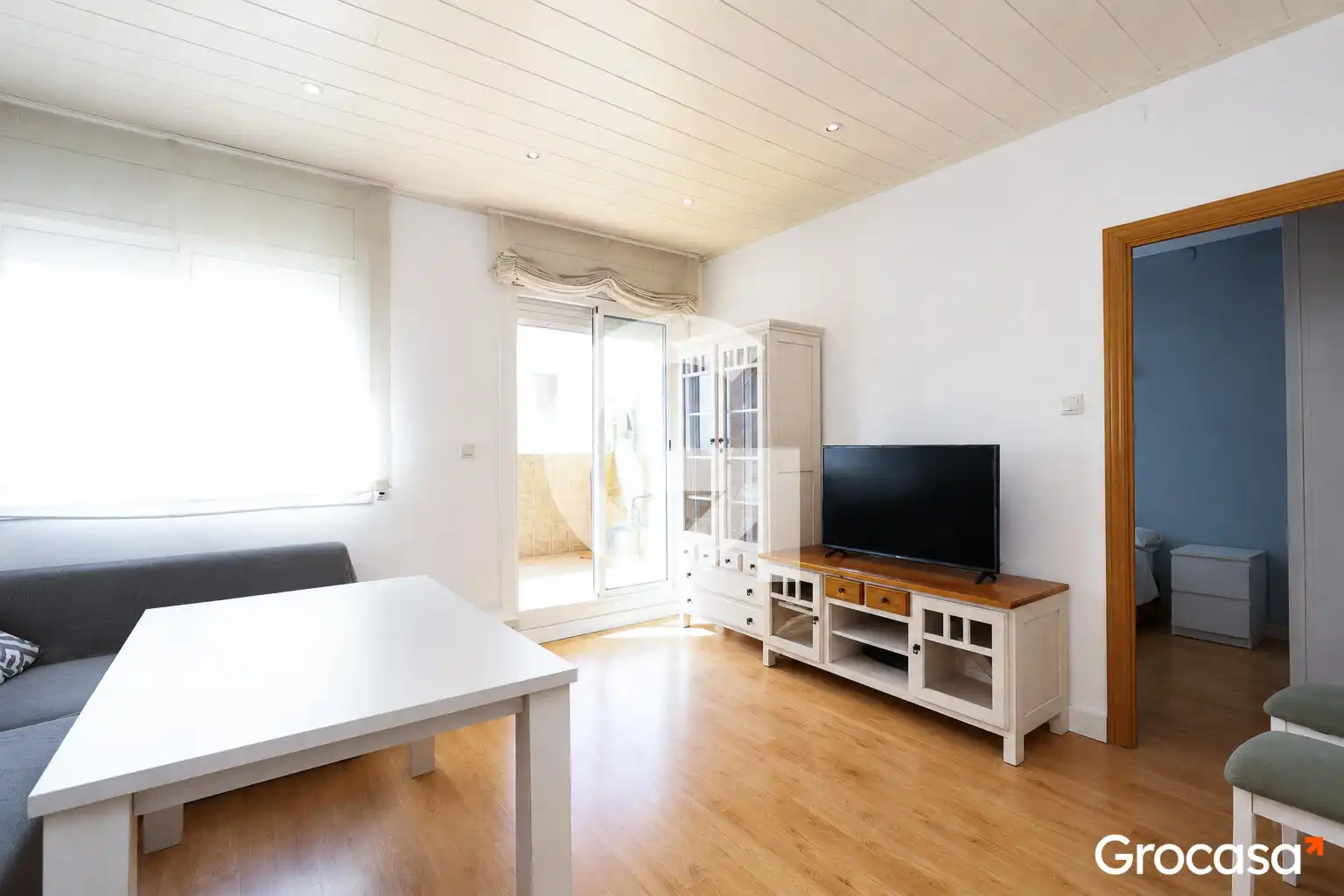 Sala d'estar de Àtic en venda en El Prat de Llobregat amb Aire condicionat, Traster i Balcó