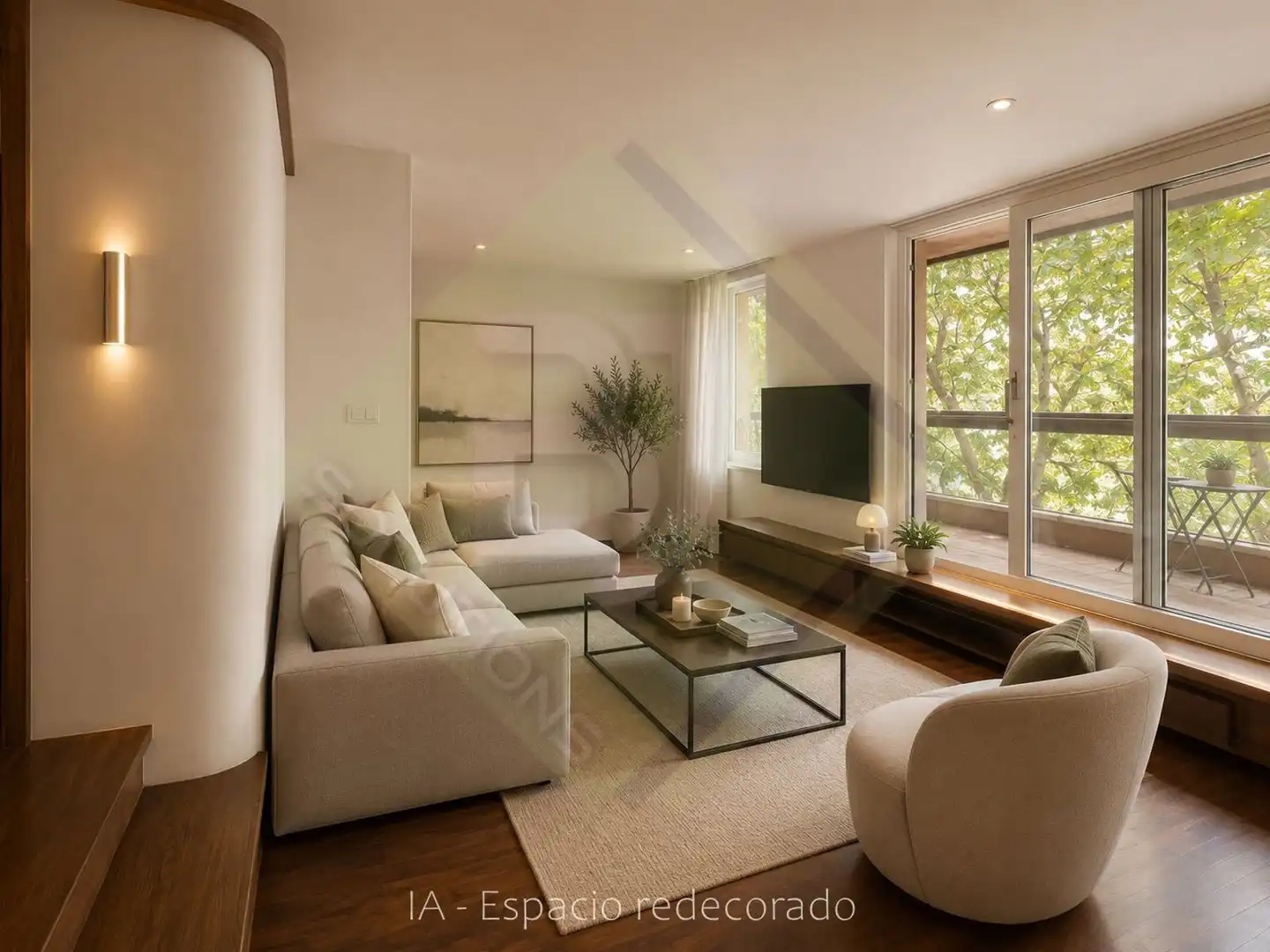 Sala de estar de Piso en venta en Barcelona con Aire acondicionado, Calefacción y Terraza