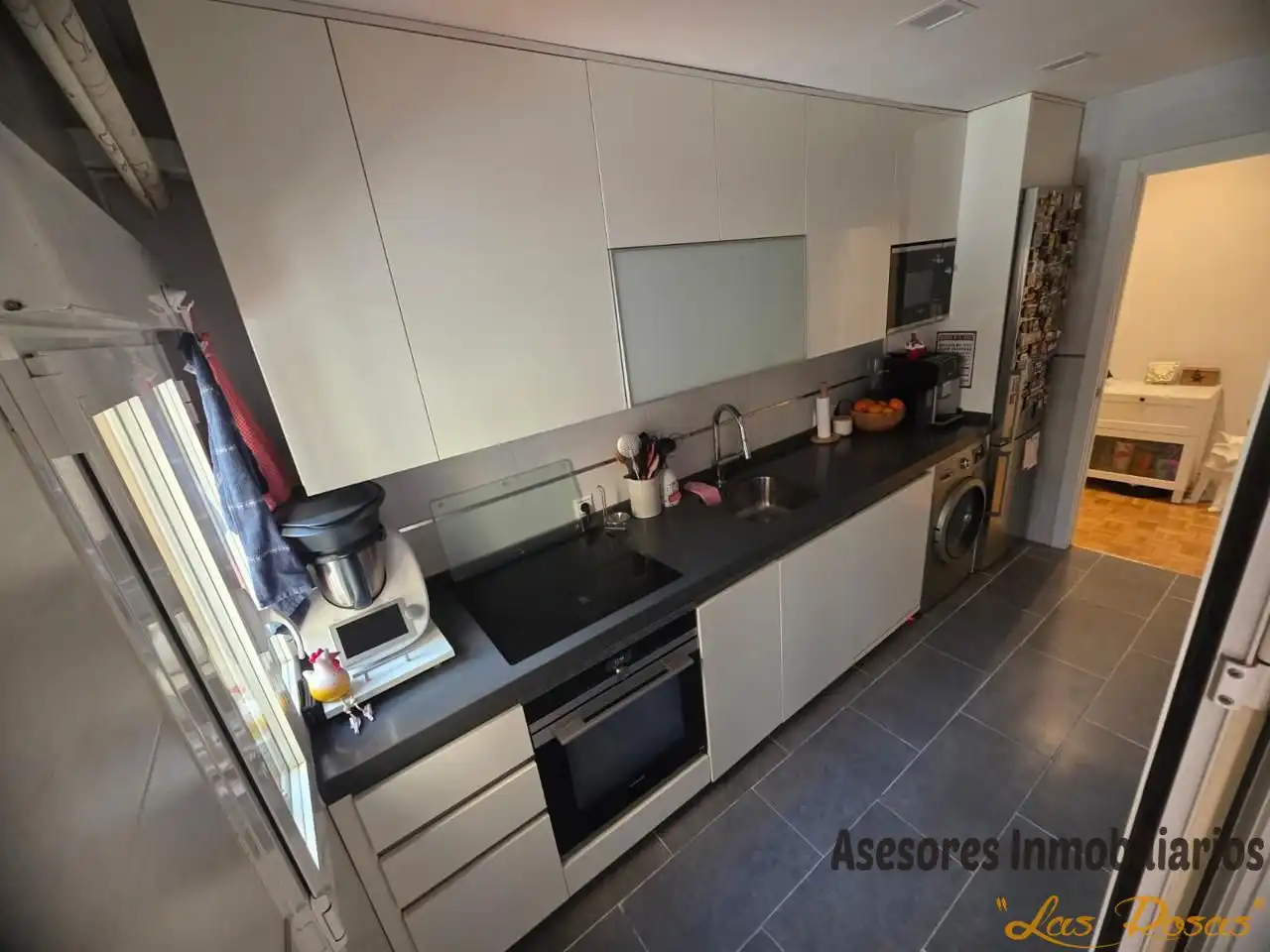 Küche von Wohnung zum Verkauf in Madrid mit Klimaanlage, Heizung und Parkett
