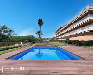 Swimming pool of Attic for sale in Roda de Berà  with Air Conditioner, Heating and Terrace