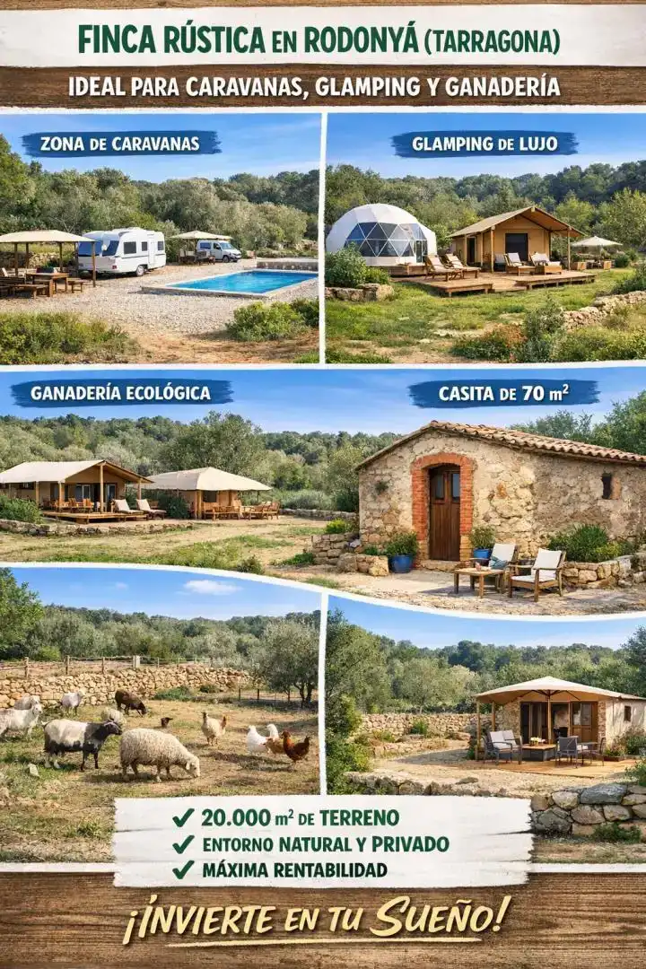 Jardín de Finca rústica en venta en Rodonyà con Jardín privado, Piscina y Amueblado