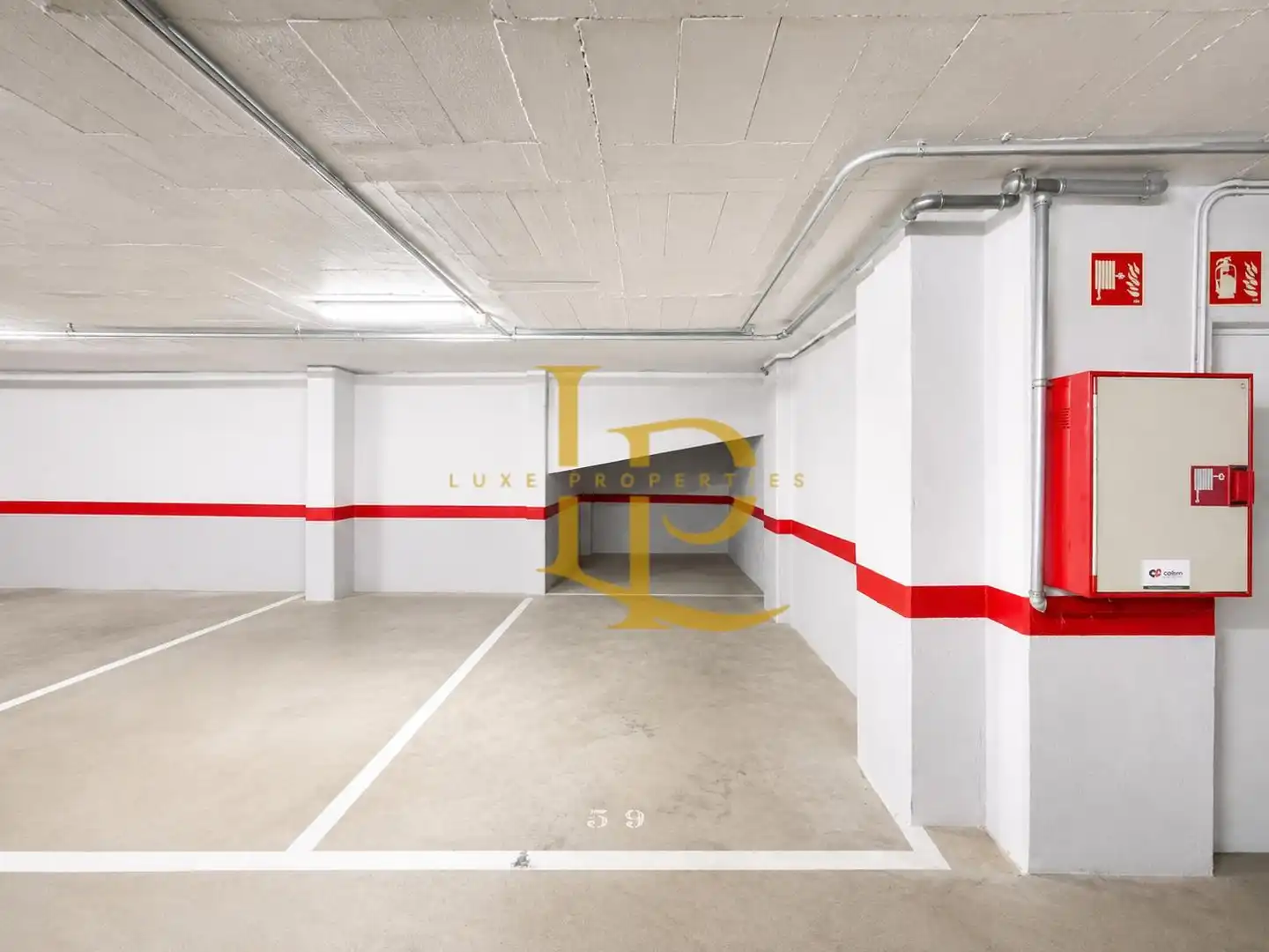 Parking of Flat for sale in Rubí  with Heating, Parquet flooring and Storage room