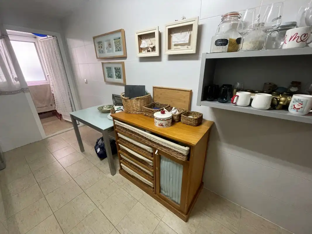 Cocina de Piso en venta en El Real de Gandia con Aire acondicionado, Amueblado y Balcón