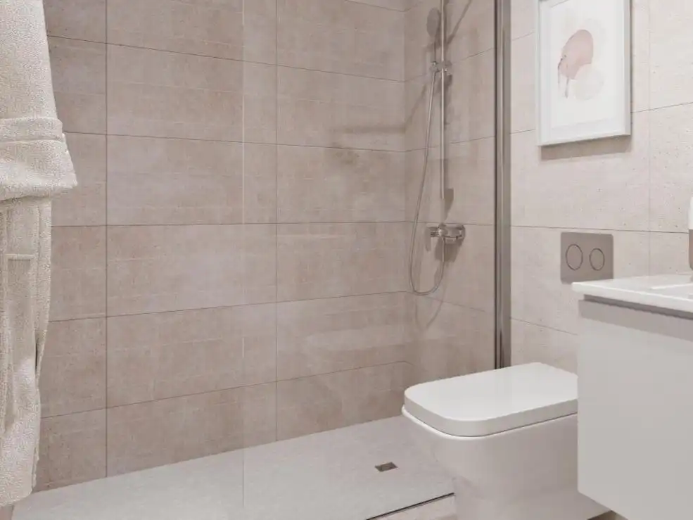 Bathroom of Flat for sale in Val de San Vicente   with Terrace, Storage room and Community pool