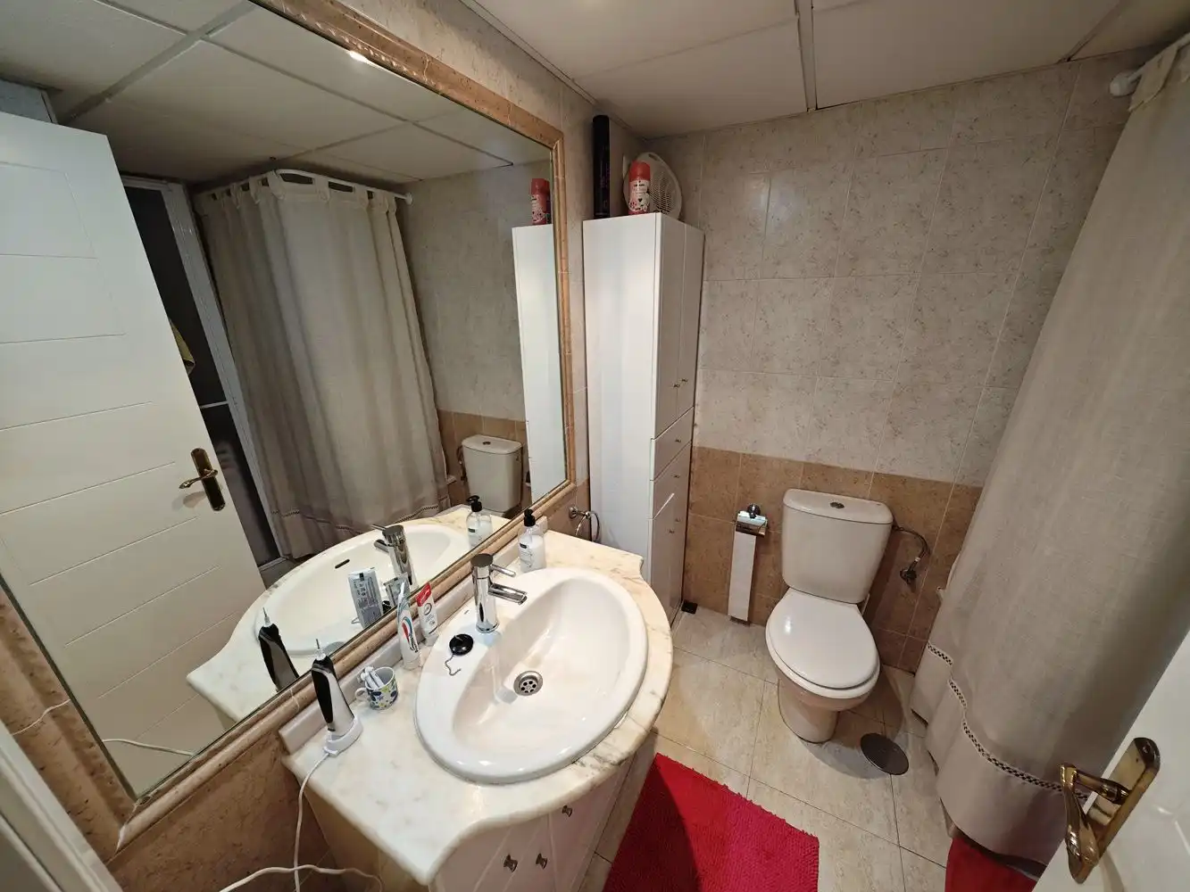 Baño de Apartamento en venta en Calpe / Calp con Aire acondicionado, Calefacción y Jardín privado