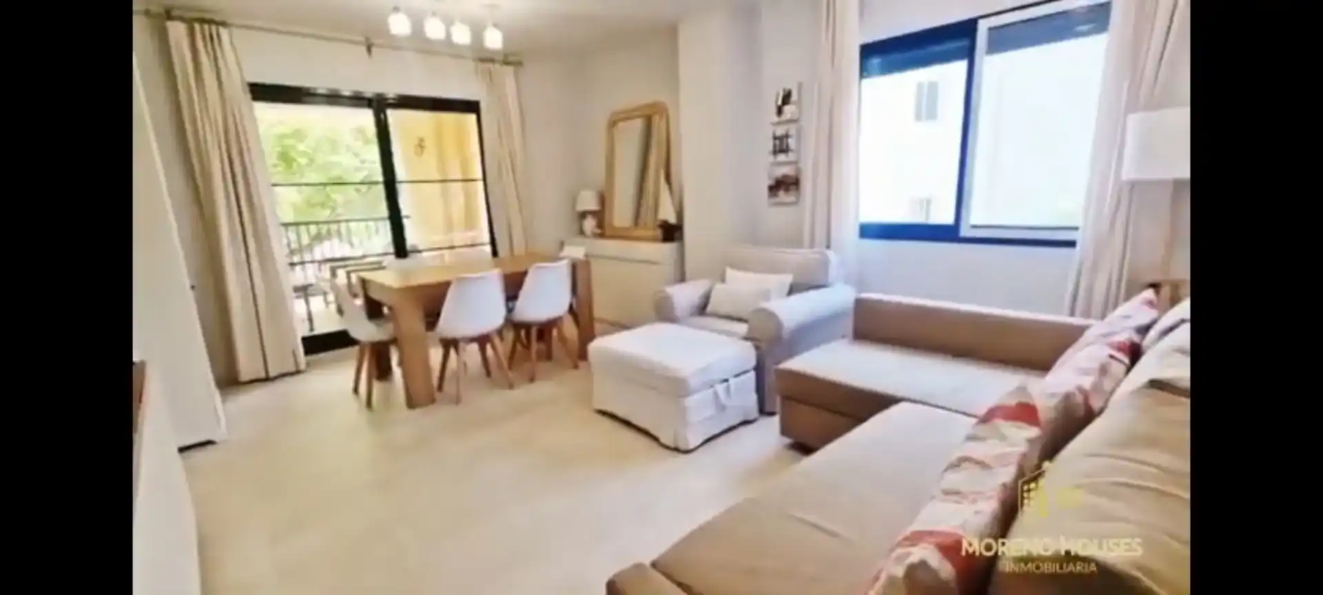 Living room of Apartments for rent in Jávea / Xàbia  with Air Conditioner, Swimming Pool and Balcony