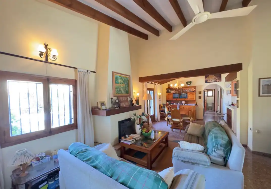 Wohnzimmer von Haus oder Chalet zum Verkauf in Dénia mit Terrasse, Abstellraum und Schwimmbad
