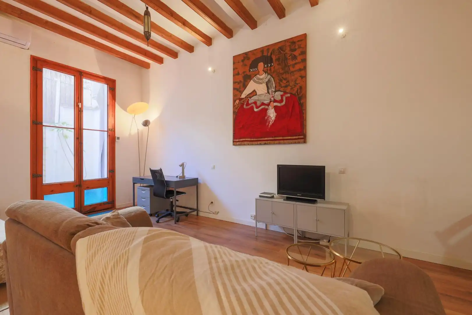 Sala de estar de Loft en venta en Barcelona con Aire acondicionado, Parquet y Terraza