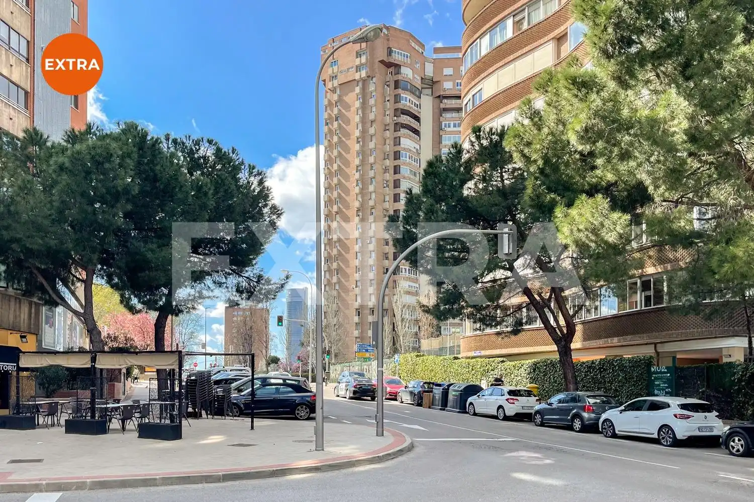 Exterior view of Flat for sale in Madrid  with Air Conditioner, Heating and Private garden