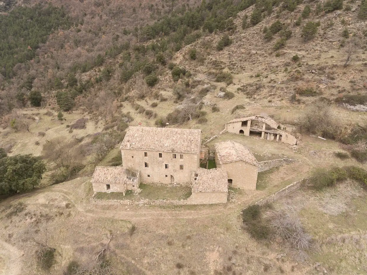 Vista exterior de Finca rústica en venda en Castell de l'Areny