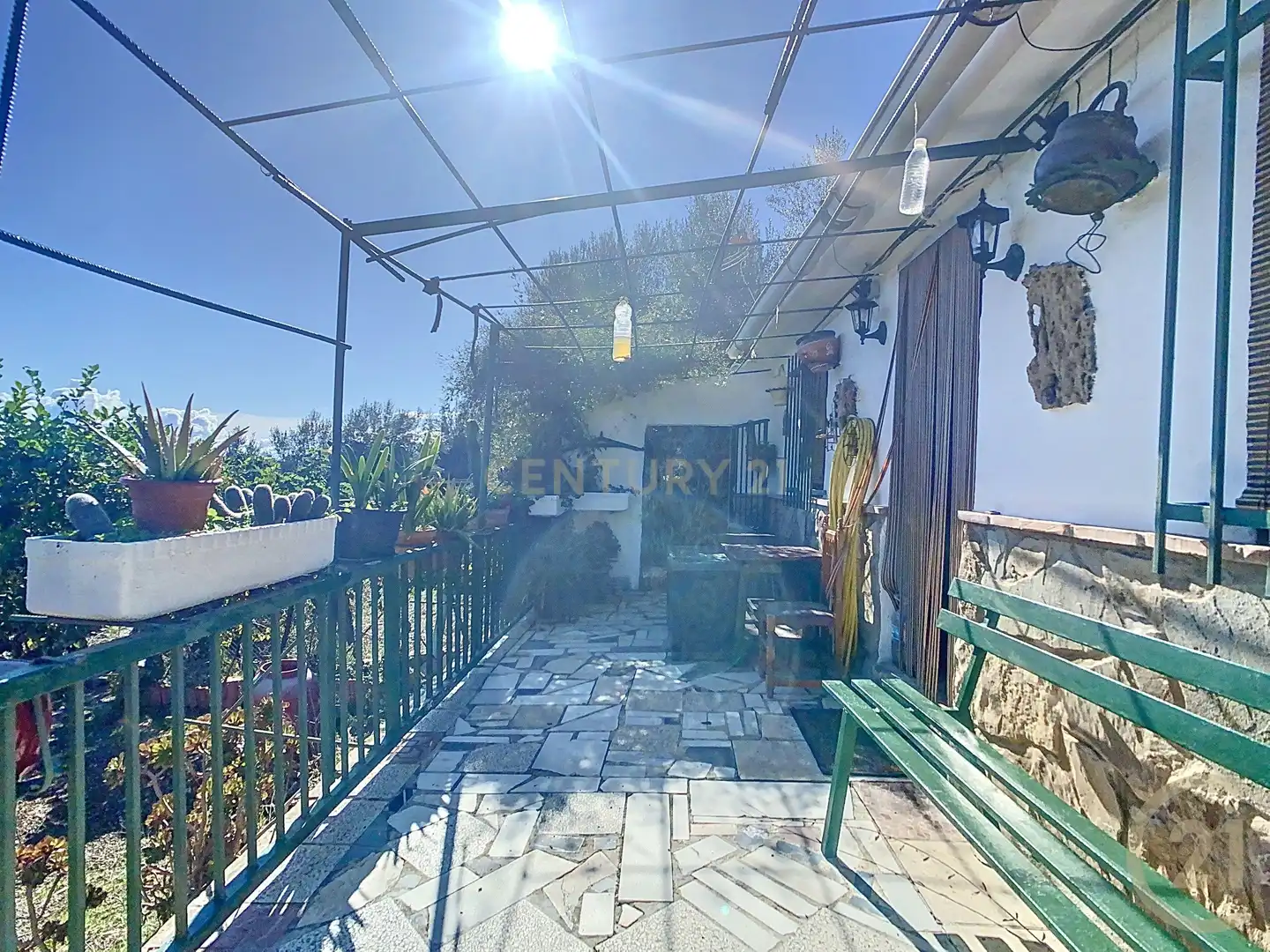Terraza de Casa o chalet en venta en Riogordo con Amueblado y Lavadora