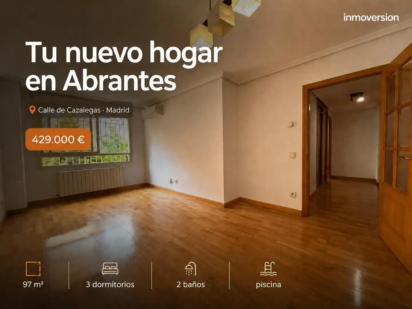 Exterior view of Flat for sale in Madrid  with Air Conditioner, Heating and Community pool