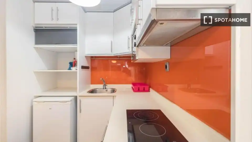 Cuina de Apartament per a compartir en Las Palmas de Gran Canaria amb Aire condicionat, Terrassa i Moblat