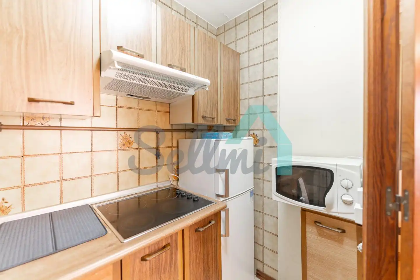 Küche von Wohnung zur Miete in Gijón  mit Heizung, Parkett und Terrasse