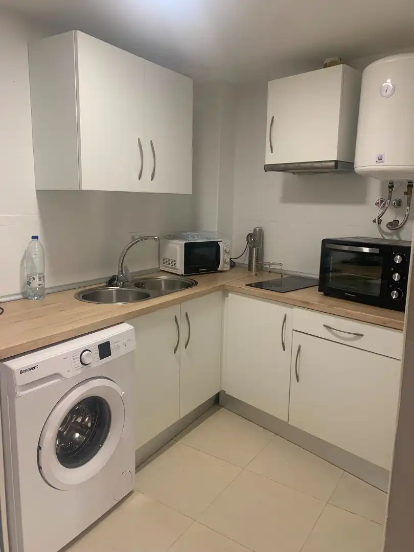 Cuina de Apartament de lloguer en Almendralejo amb Moblat