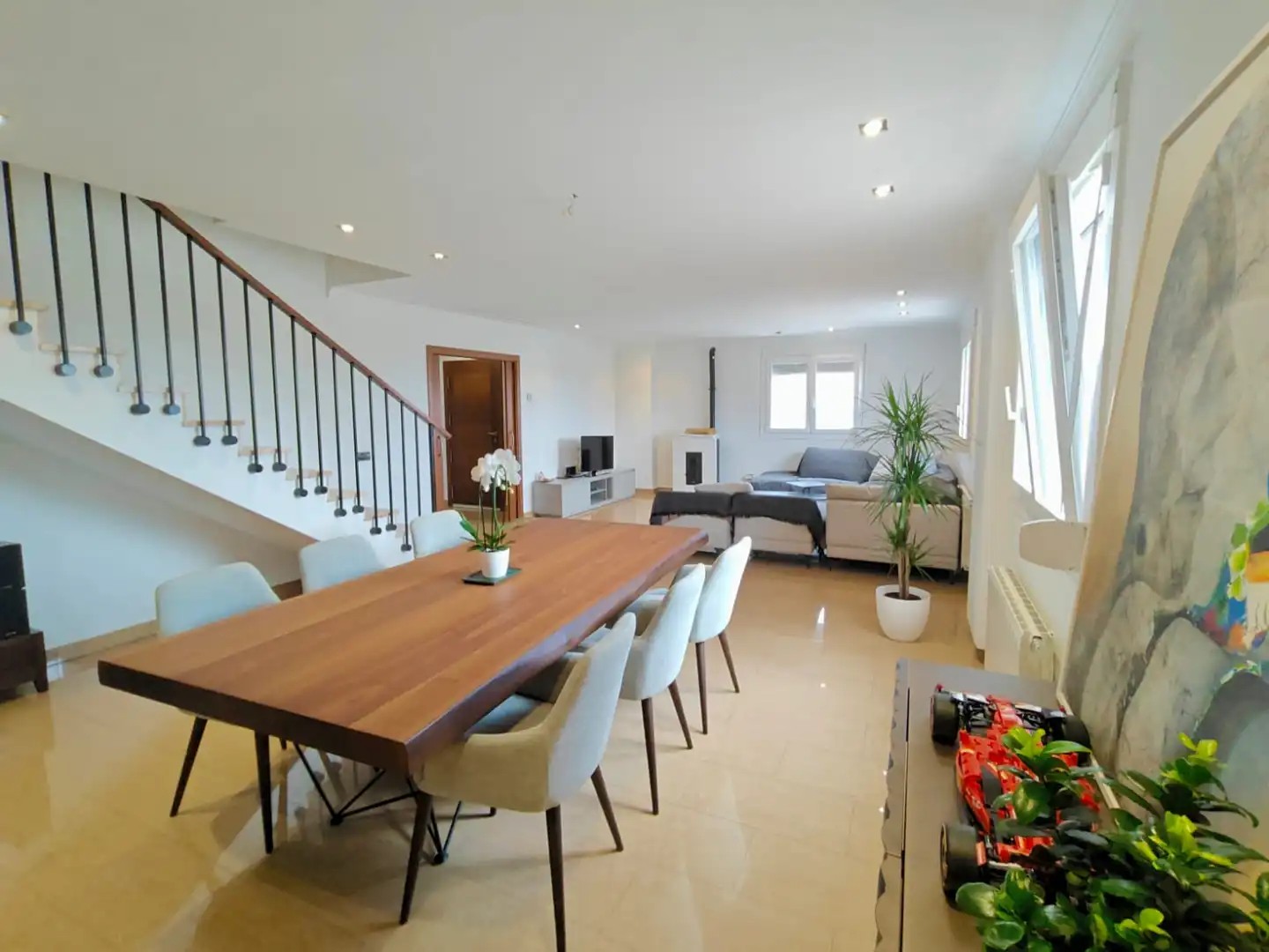 Comedor de Casa o chalet en venta en Llanera de Ranes con Aire acondicionado, Calefacción y Terraza