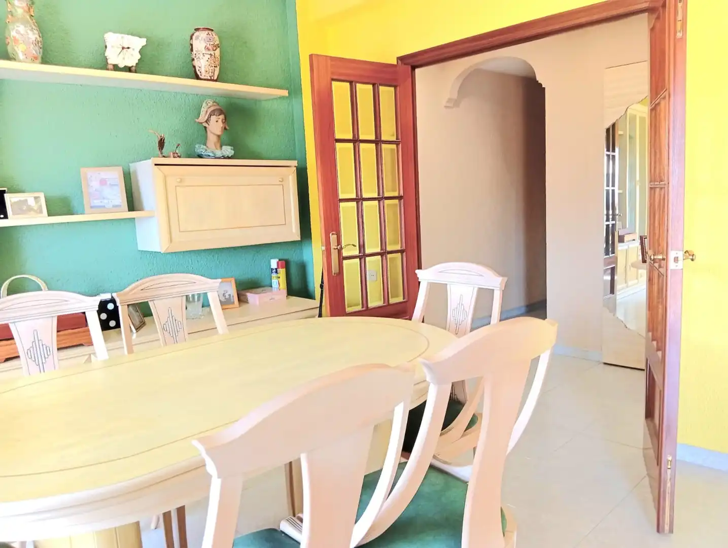 Esszimmer von Wohnung zum Verkauf in Valencia mit Klimaanlage, Möbliert und Ofen