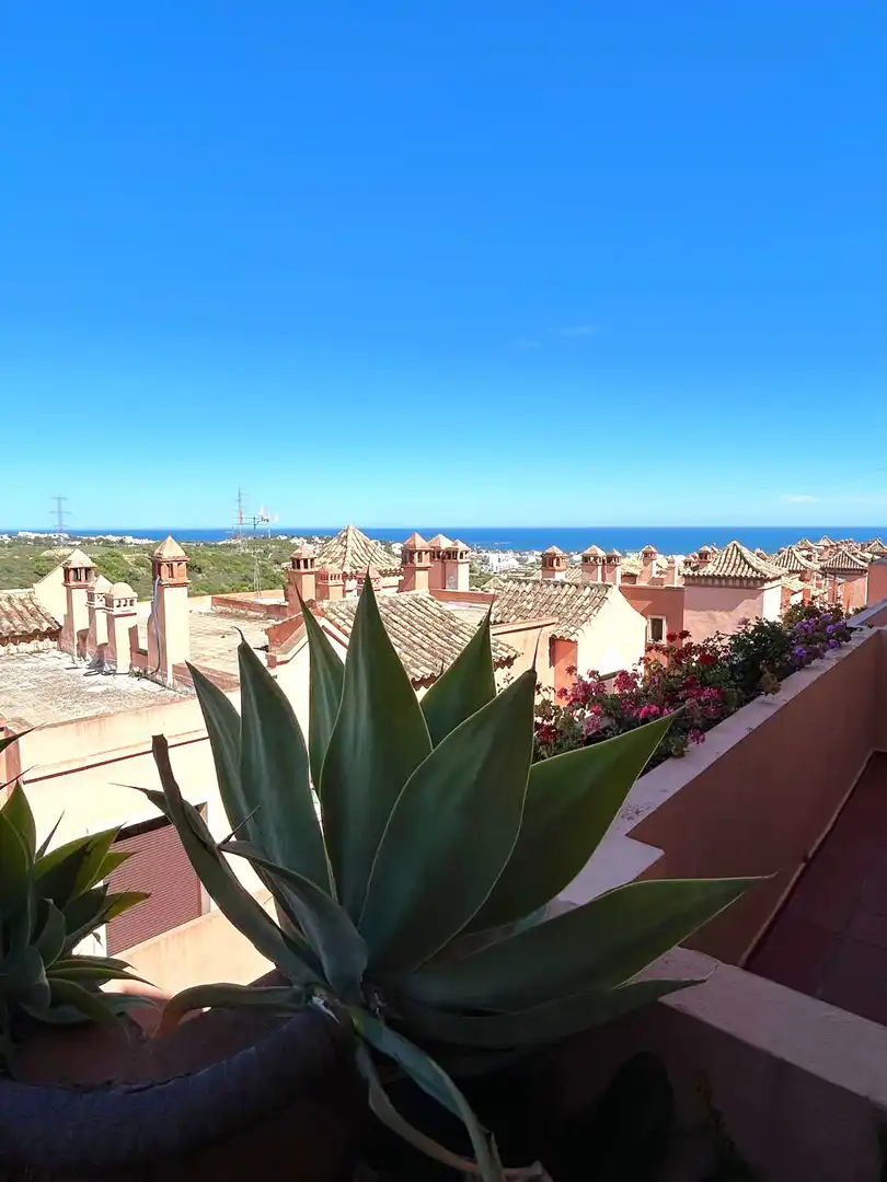 Vista exterior de Casa adosada en venda en Estepona amb Aire condicionat, Calefacció i Terrassa