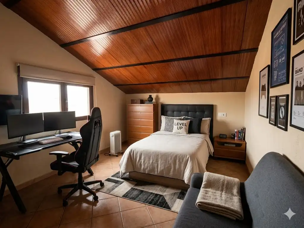 Habitación de Casa o chalet en venta en Torredonjimeno con Aire acondicionado, Calefacción y Jardín privado