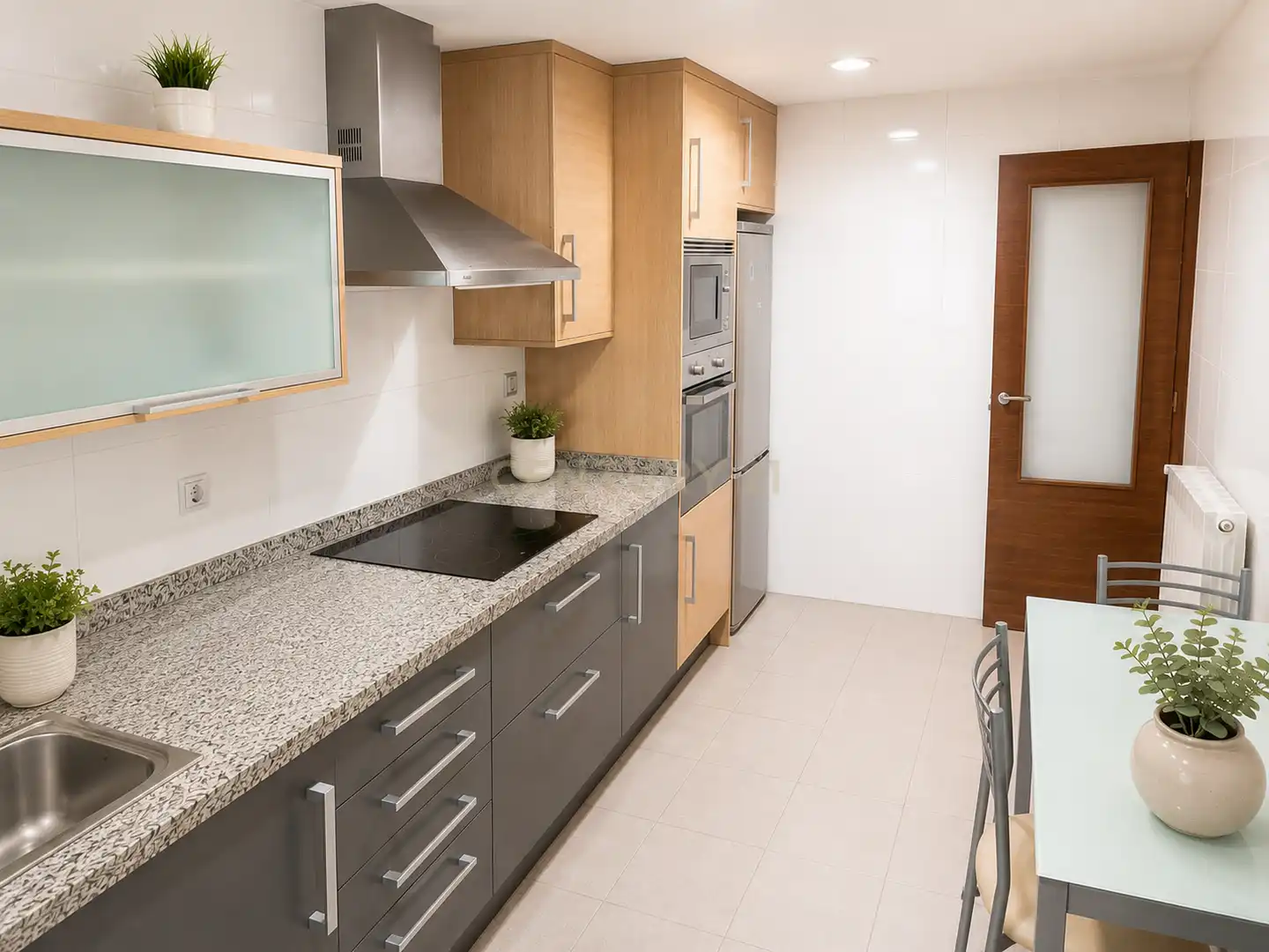 Cocina de Apartamento en venta en Burjassot con Aire acondicionado y Trastero