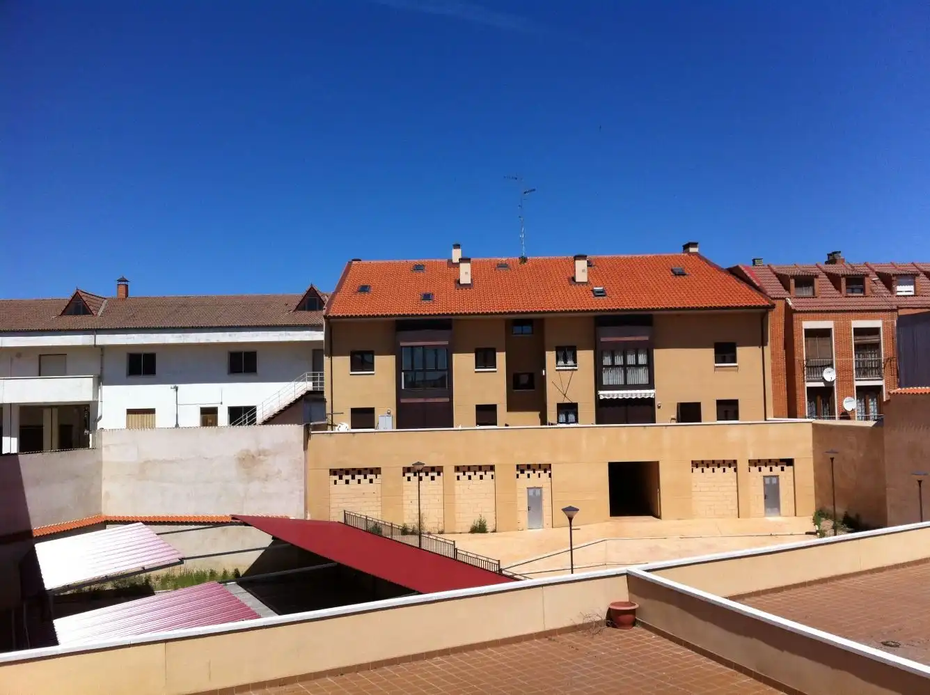 Außenansicht von Maisonette zur Miete in Medina de Rioseco mit Heizung, Balkon und Haustiere erlaubt