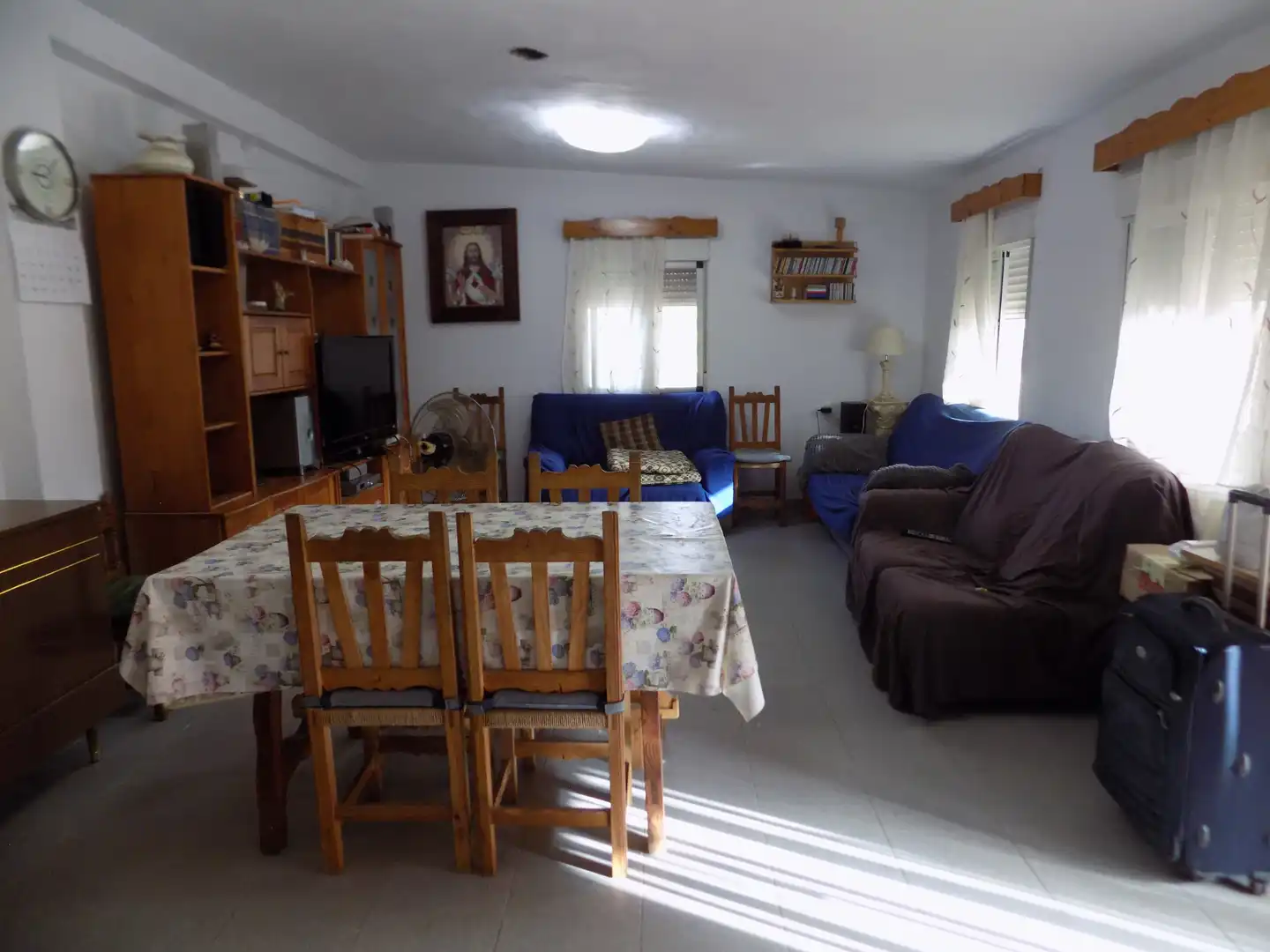 Sala de estar de Casa o chalet de alquiler en Montserrat con Jardín privado, Terraza y Trastero