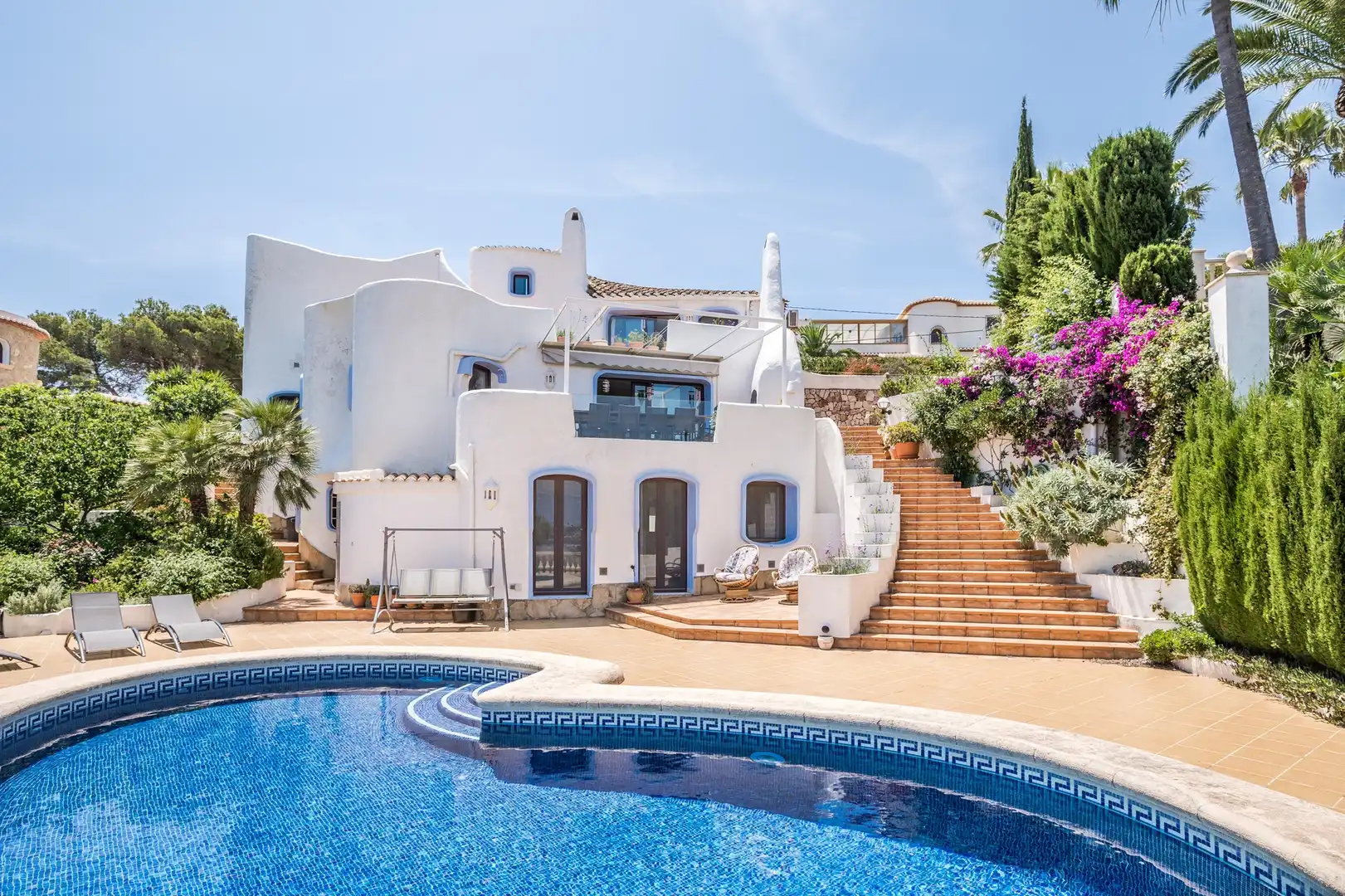Vista exterior de Casa o chalet en venta en Jávea / Xàbia con Aire acondicionado, Calefacción y Jardín privado