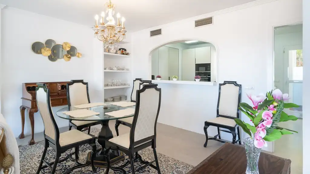 Comedor de Casa adosada en venta en  Palma de Mallorca con Aire acondicionado, Terraza y Amueblado