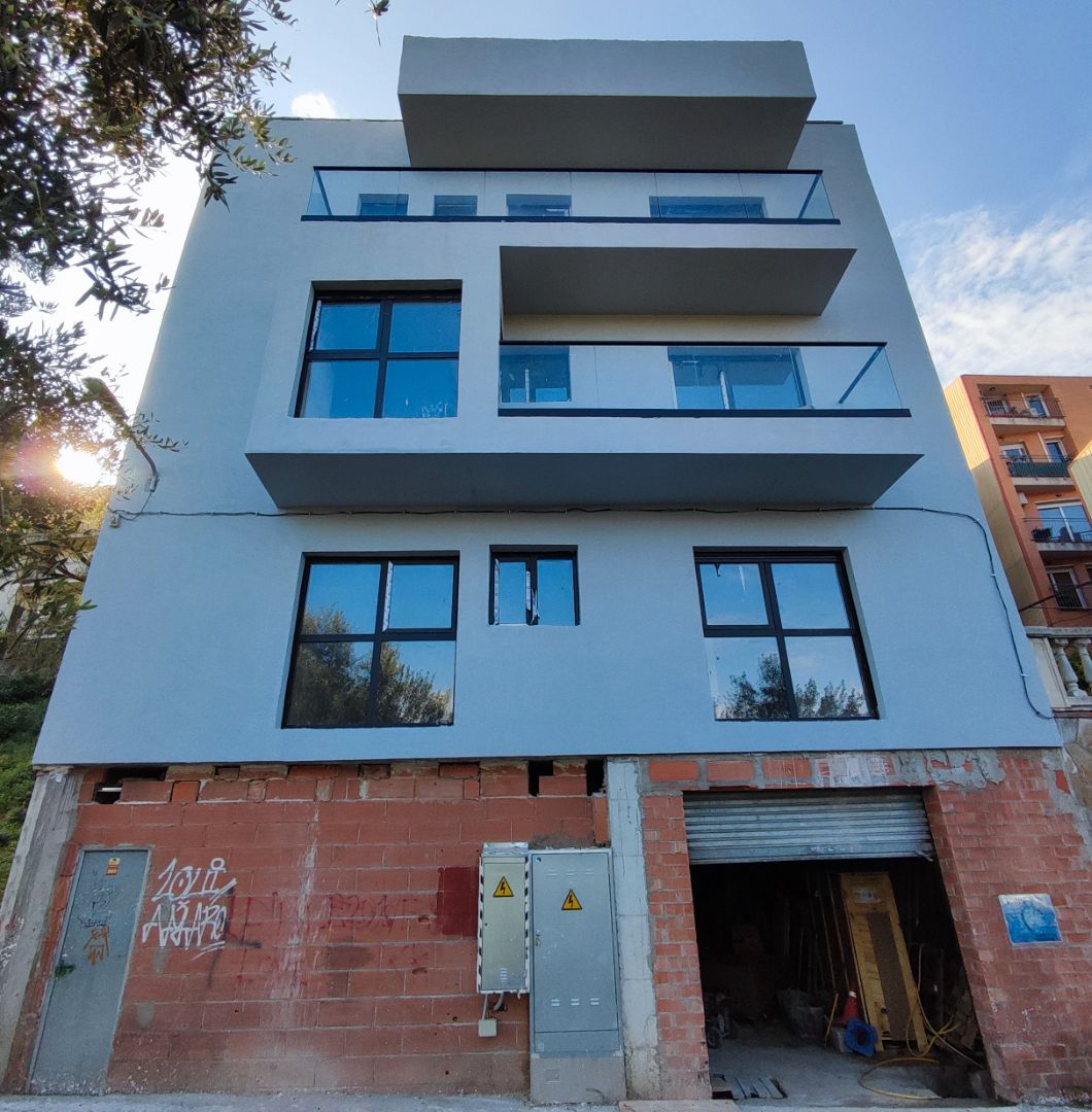 Exterior view of Flat for sale in Gelida  with Air Conditioner, Heating and Parquet flooring