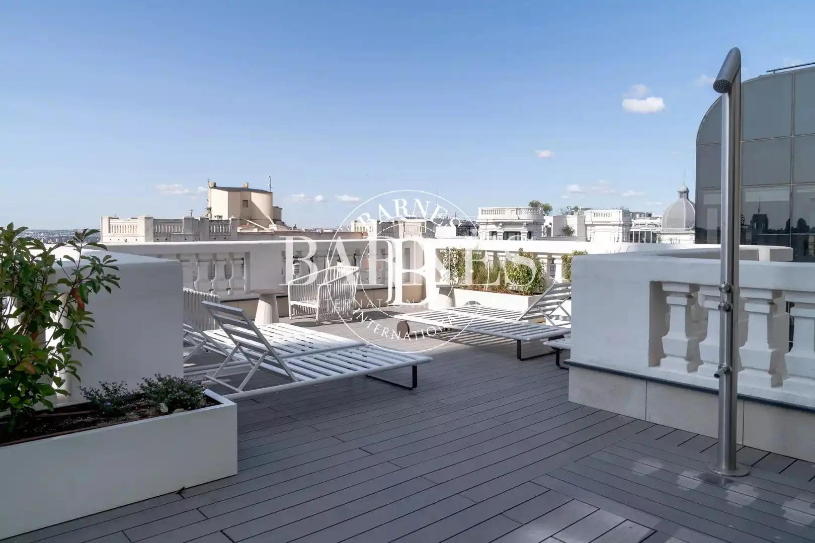 Terraza de Piso de alquiler en Madrid con Aire acondicionado, Calefacción y Amueblado
