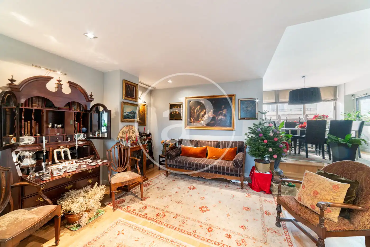 Sala de estar de Dúplex en venta en Madrid con Aire acondicionado, Calefacción y Jardín privado