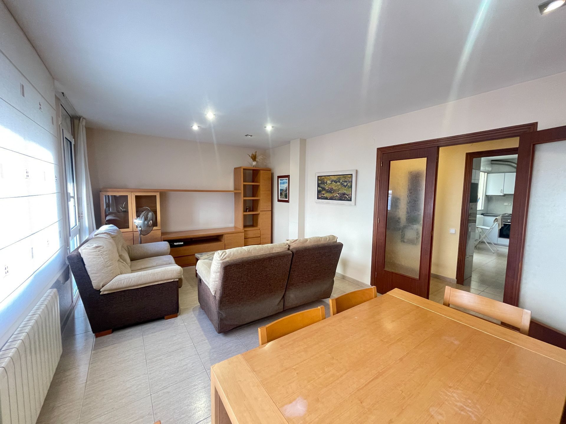 Living room of Flat to rent in Roquetes  with Heating and Furnished