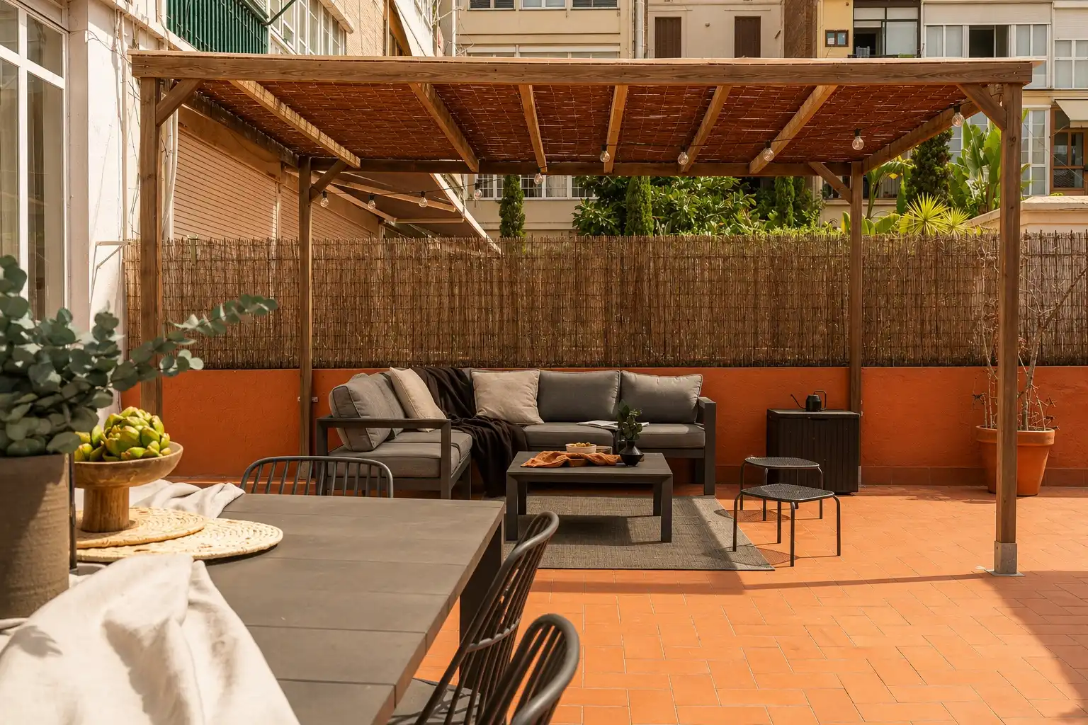 Terraza de Apartamento de alquiler en Barcelona con Terraza, Amueblado y Horno